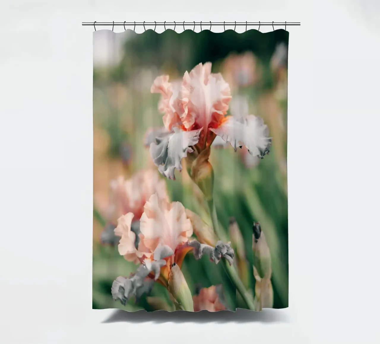 fiori di iris tenda da doccia da Earthly Visions
