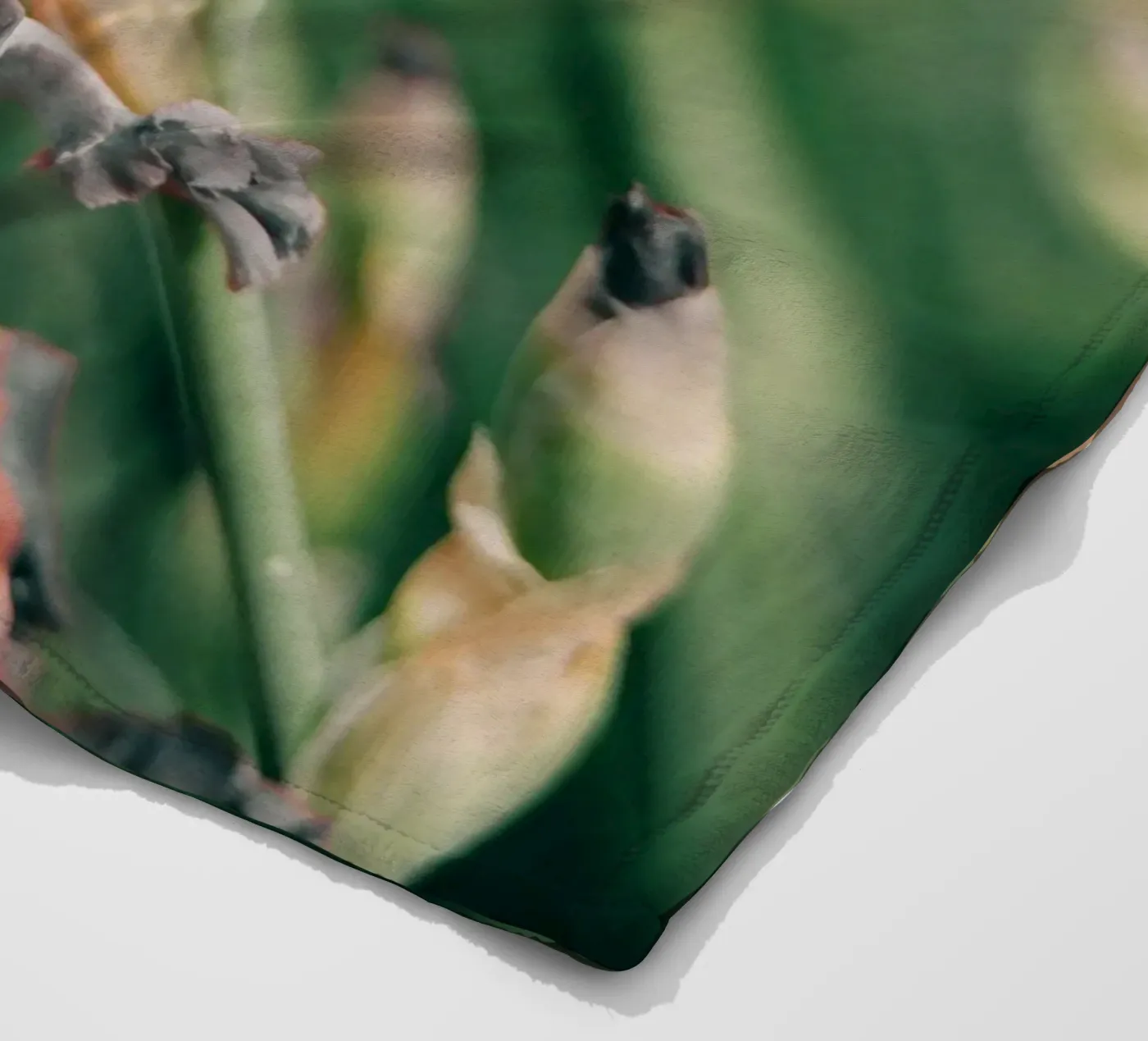 iris flowers fleece blanket by Earthly Visions
