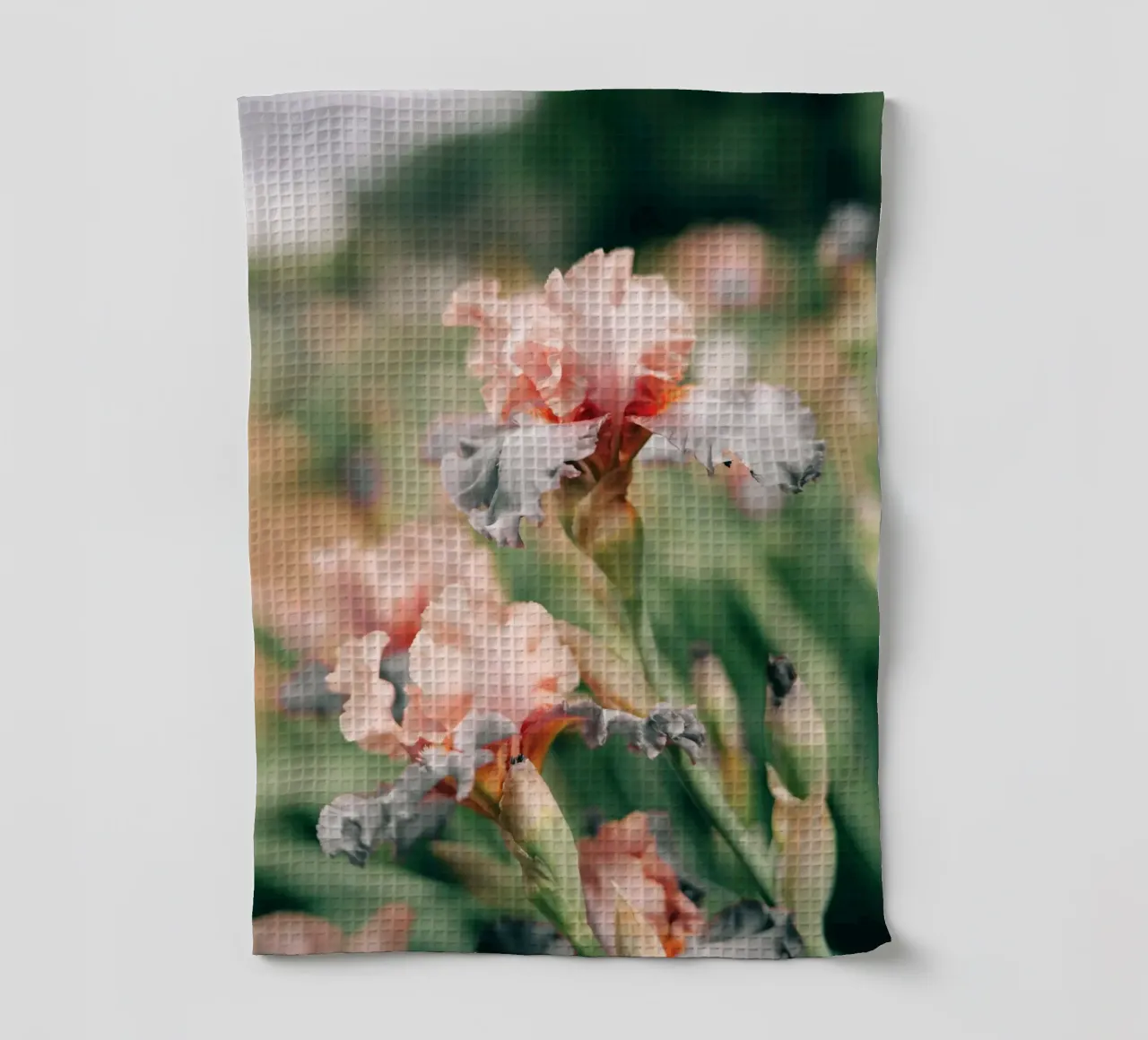 fiori di iris canovaccio da cucina da Earthly Visions