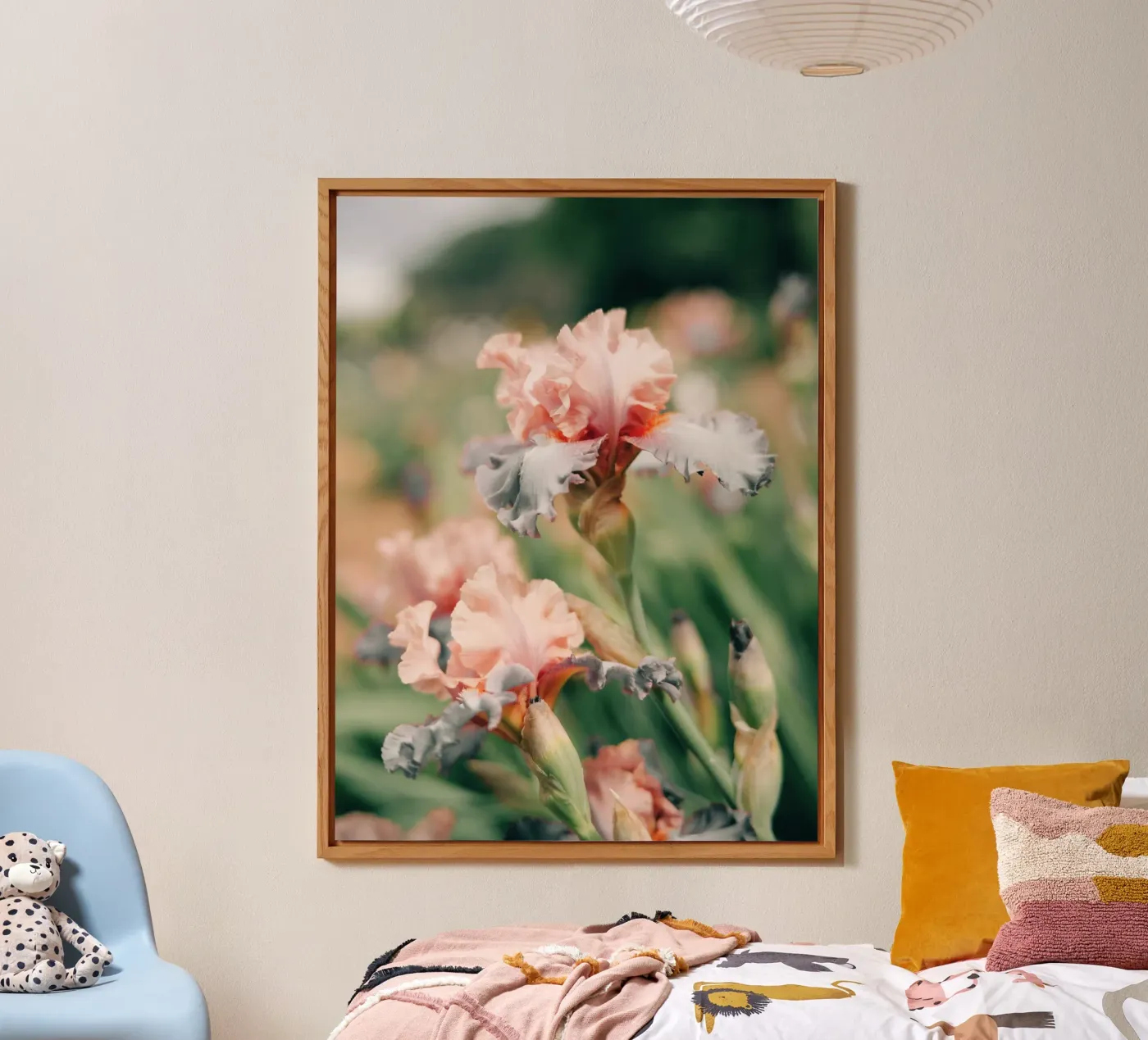 iris flowers forex plate by Earthly Visions