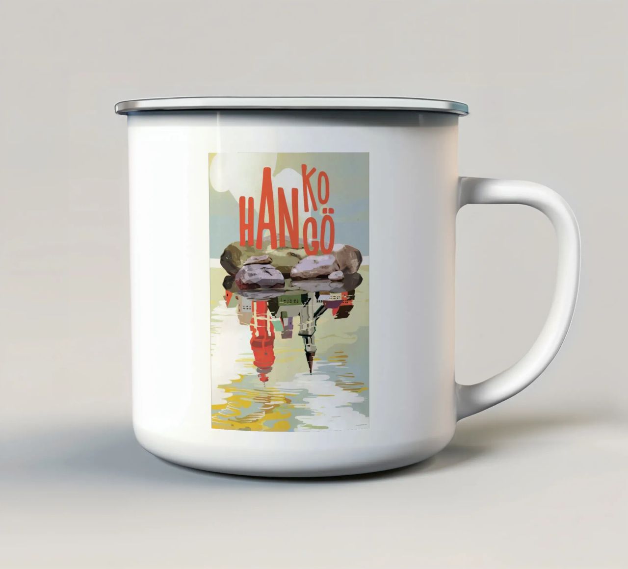 Specchio di Hanko tazza in smalto da cooper shop