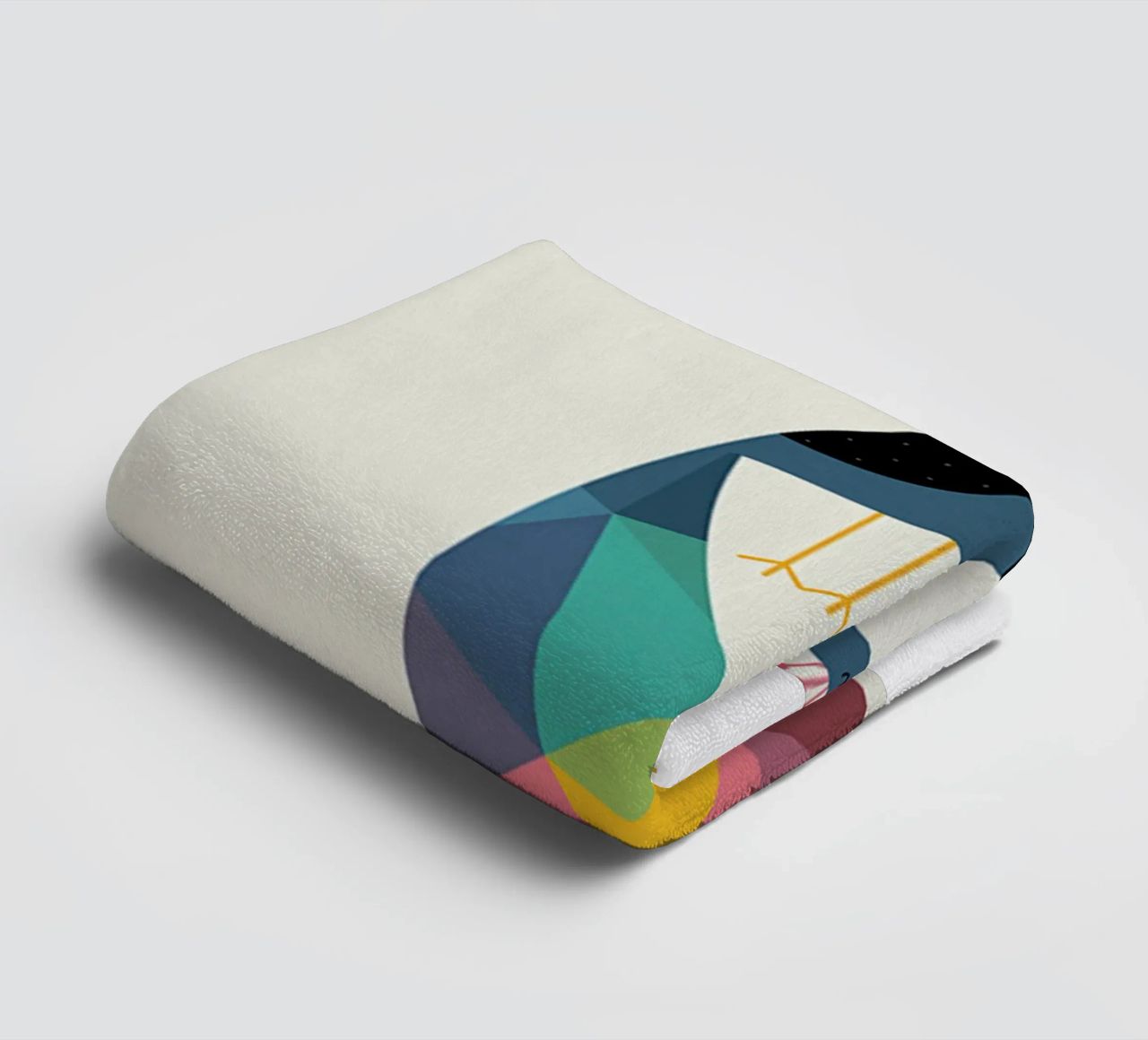 peacock and moon towel by westface store