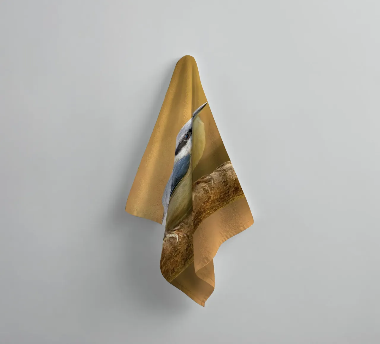 bird branch towel by Earthly Visions