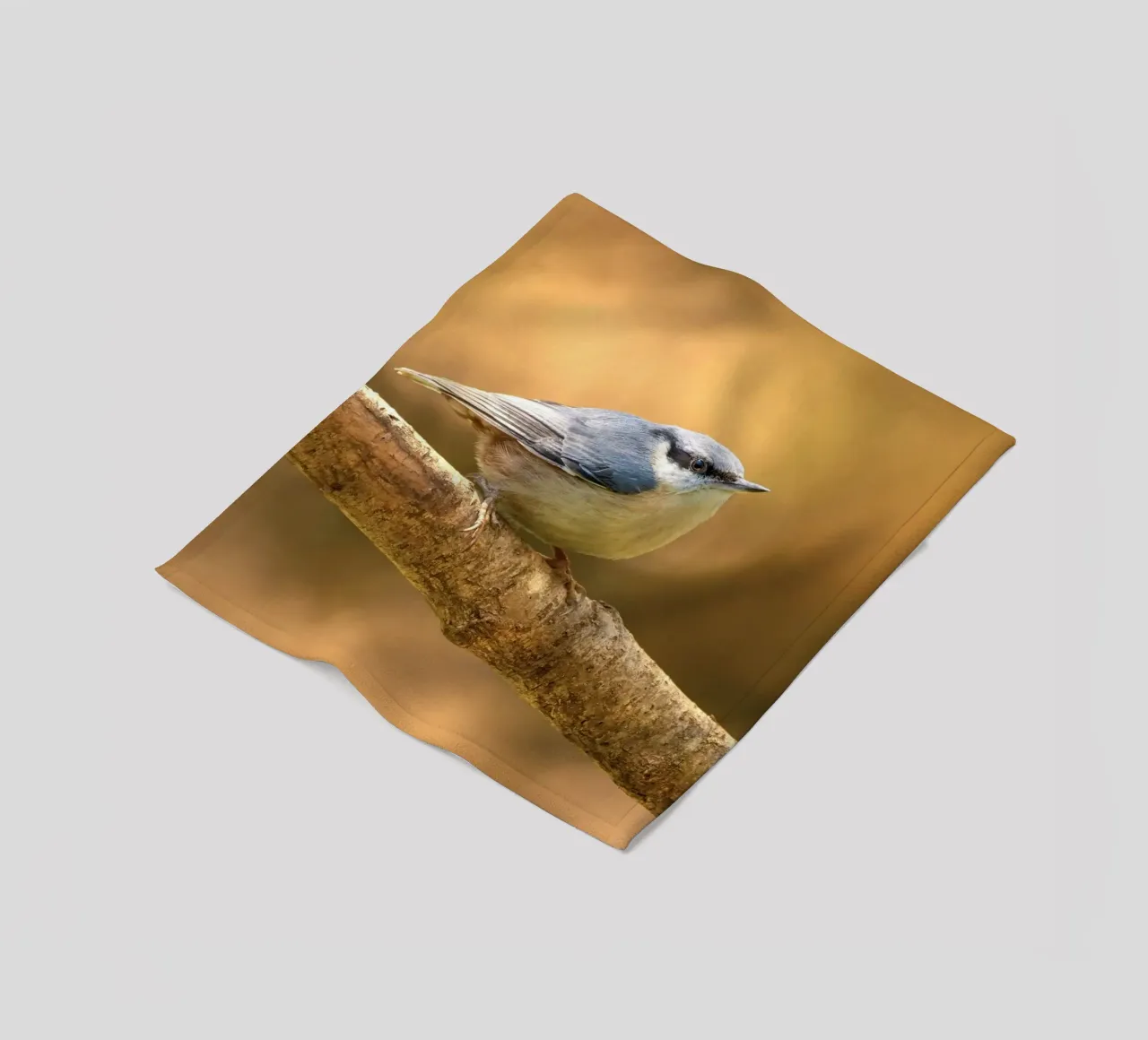 bird branch fleece blanket by Earthly Visions