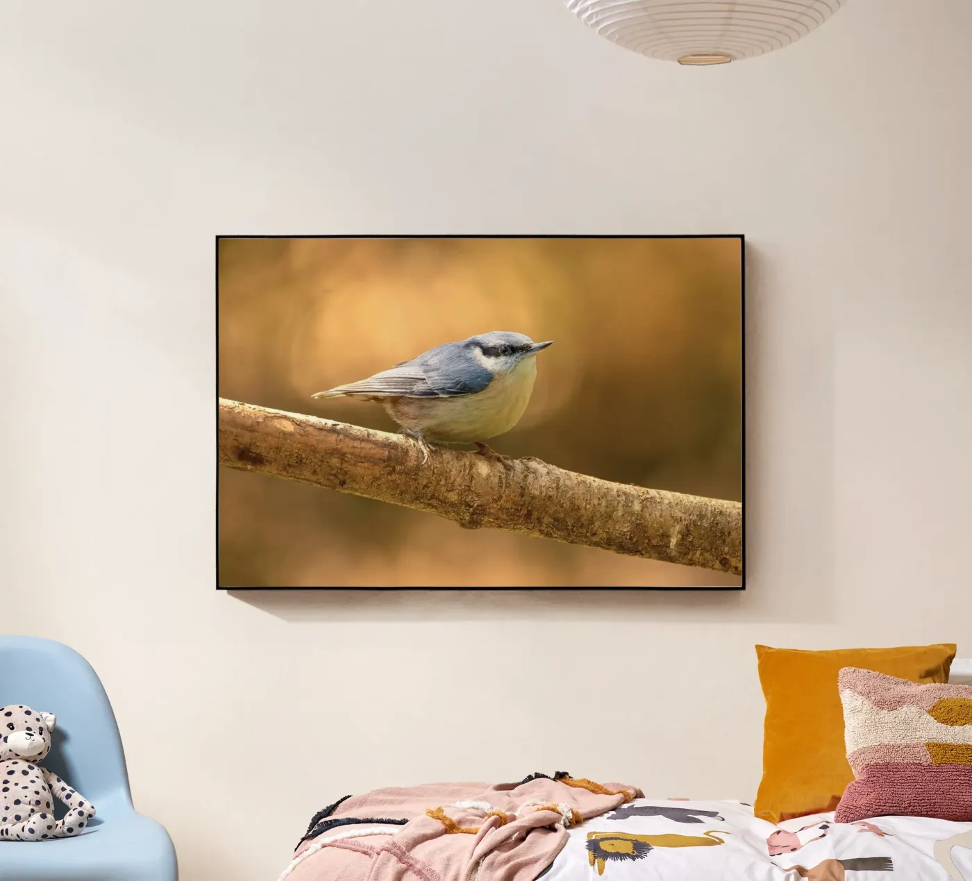 vogeltak acryl van Earthly Visions