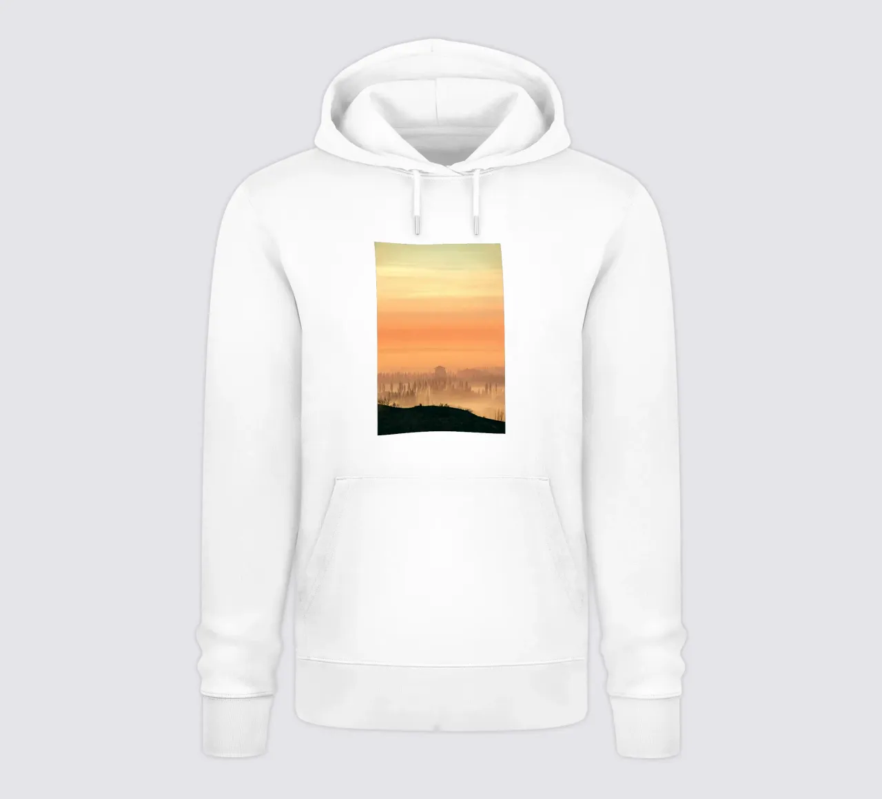 orizzonte del tramonto felpa con cappuccio da Earthly Visions