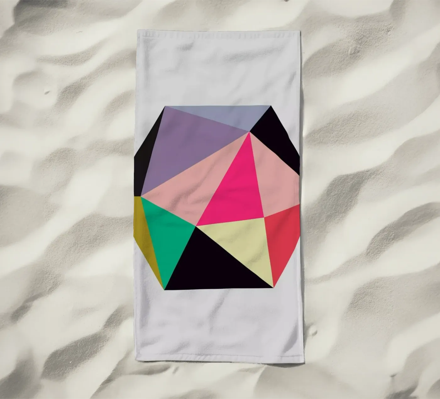 Hex 4 beach towel by Three Of The Possessed