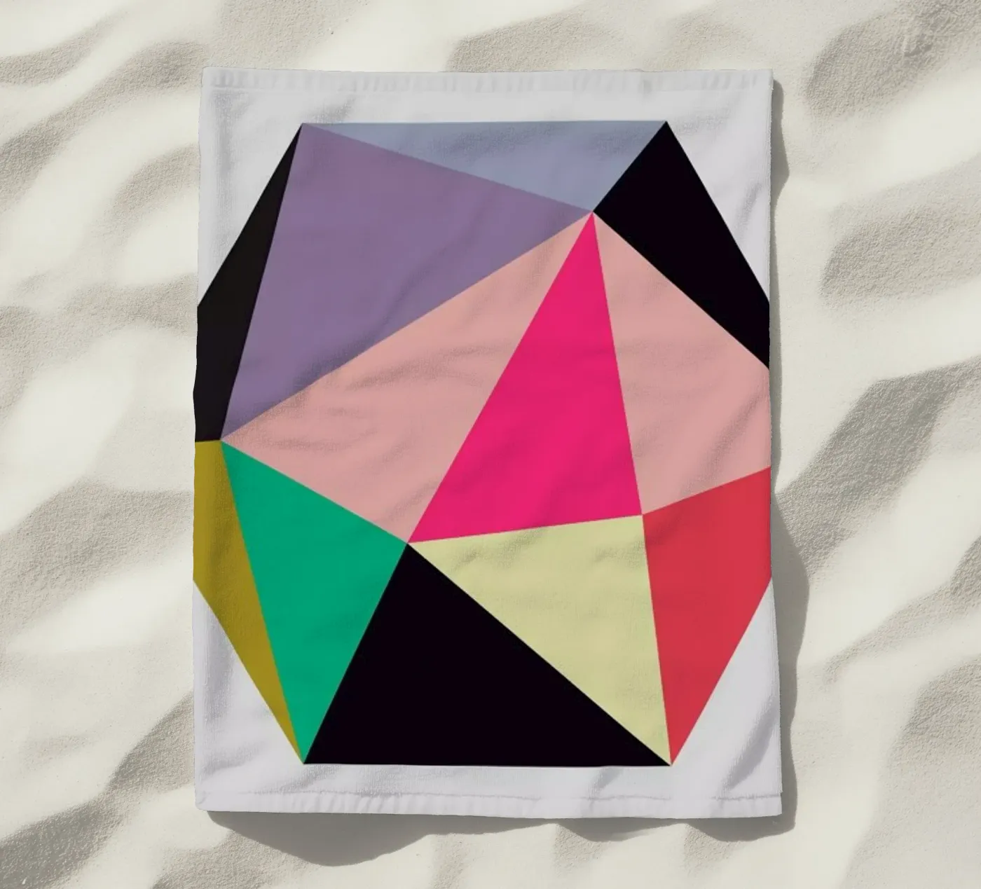 Hex 4 beach towel by Three Of The Possessed