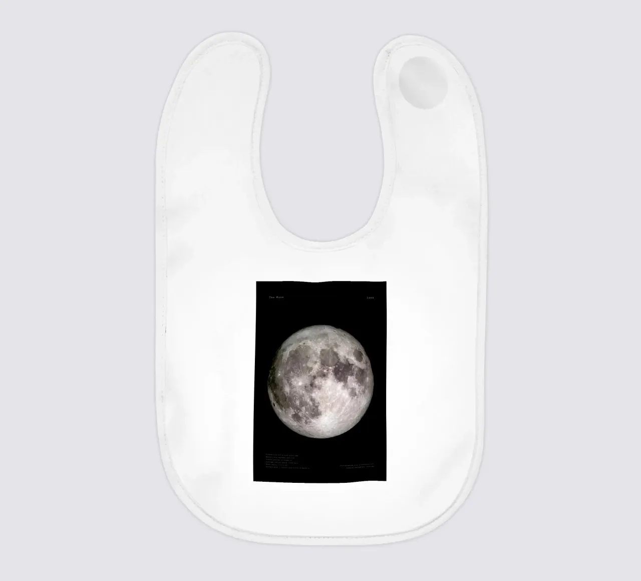 Full Moon, NASA bavaglino da Vintage by JUNIQE