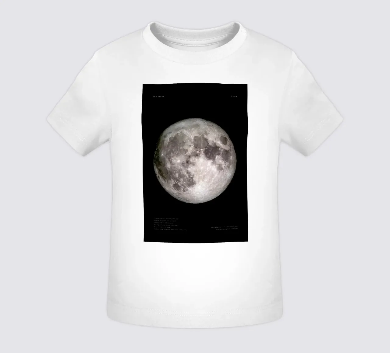 Full Moon, NASA maglietta neonato da Vintage by JUNIQE