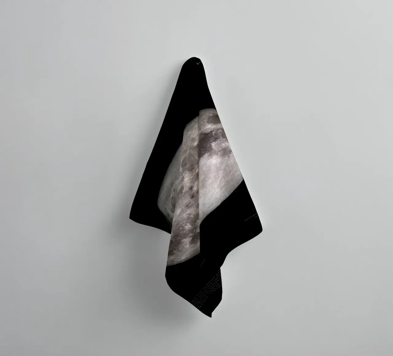 Full Moon, NASA towel by Vintage by JUNIQE