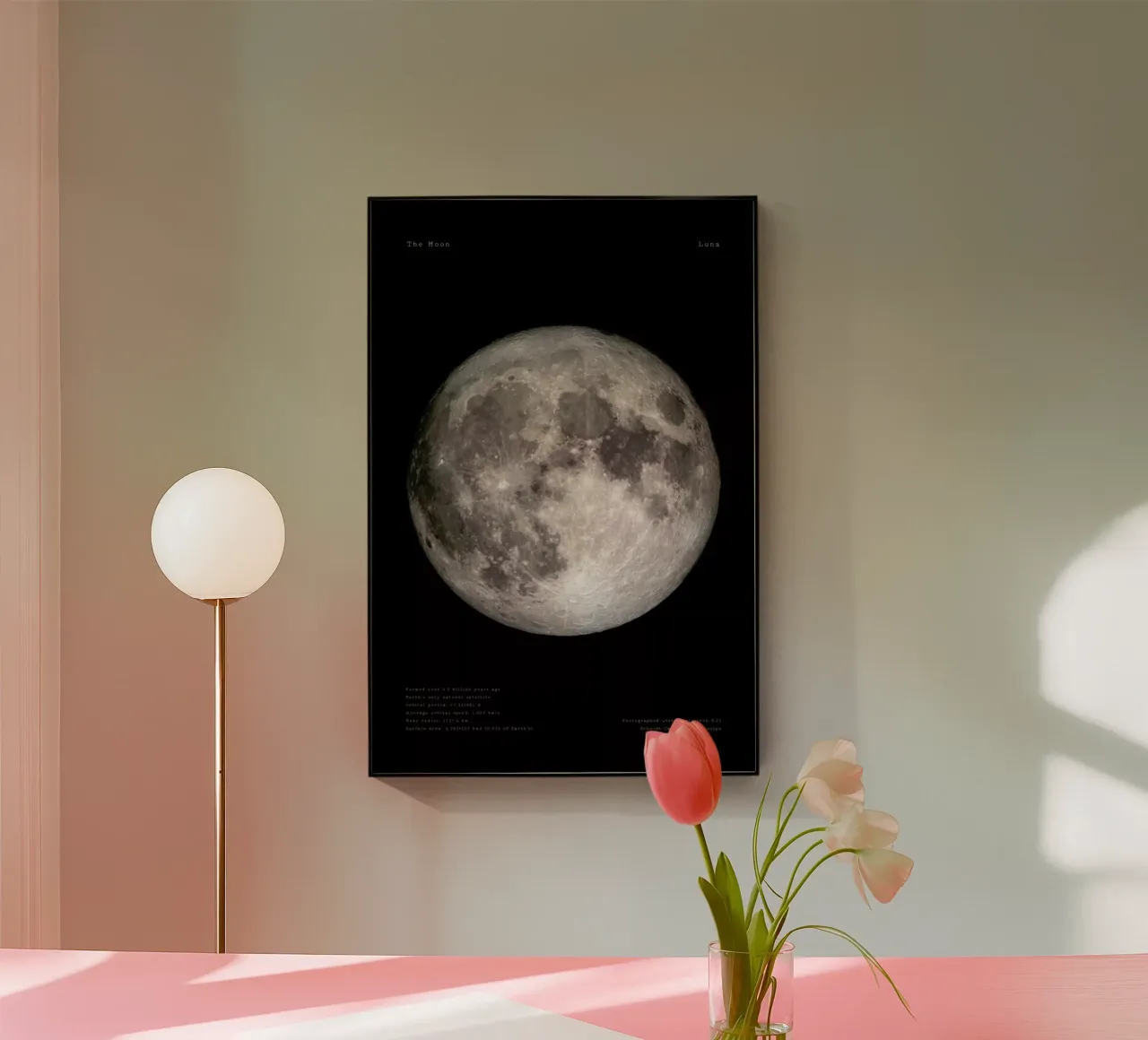 Full Moon, NASA plexiglass da Vintage by JUNIQE