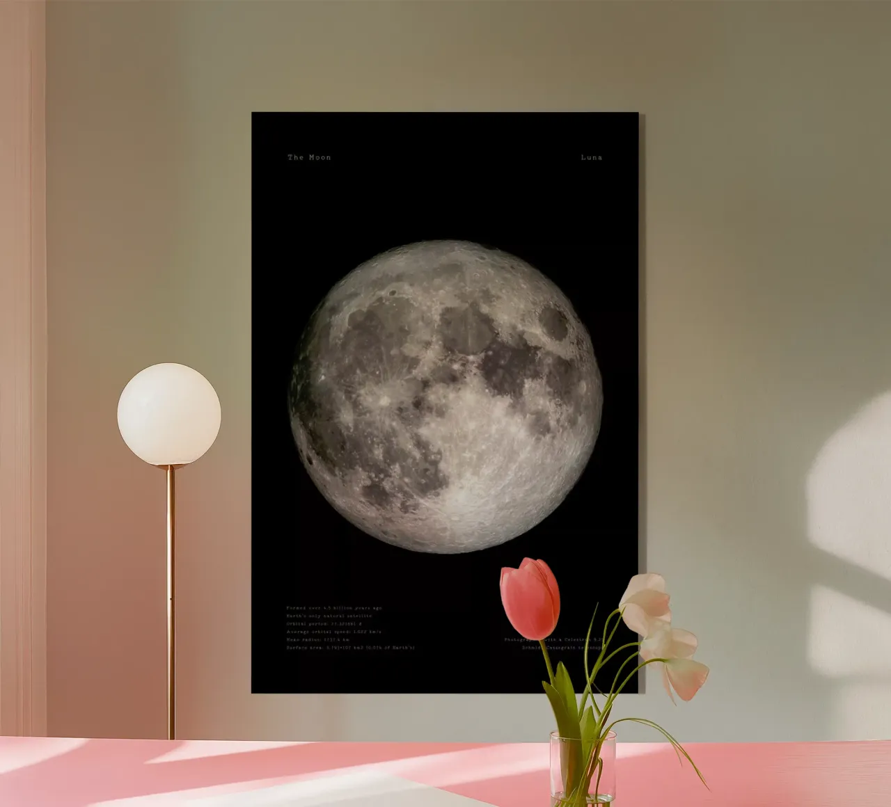 Full Moon, NASA plexiglass da Vintage by JUNIQE