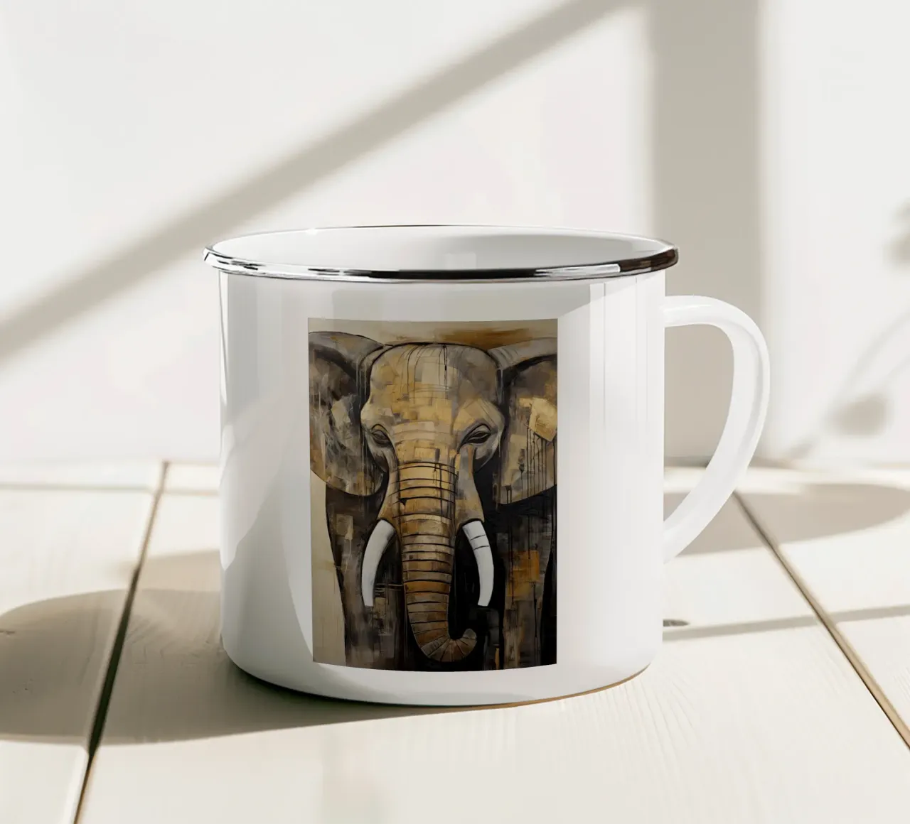 Arte da parete di Imagine tazza in smalto da Imagine