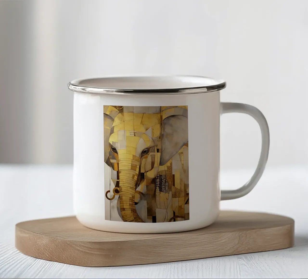 Arte da parete di Imagine tazza in smalto da Imagine