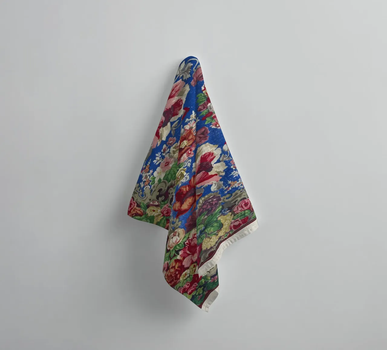 Digby Wyatt: Victorian Floral Table Cover - Maximalist Print towel by ClubArt
