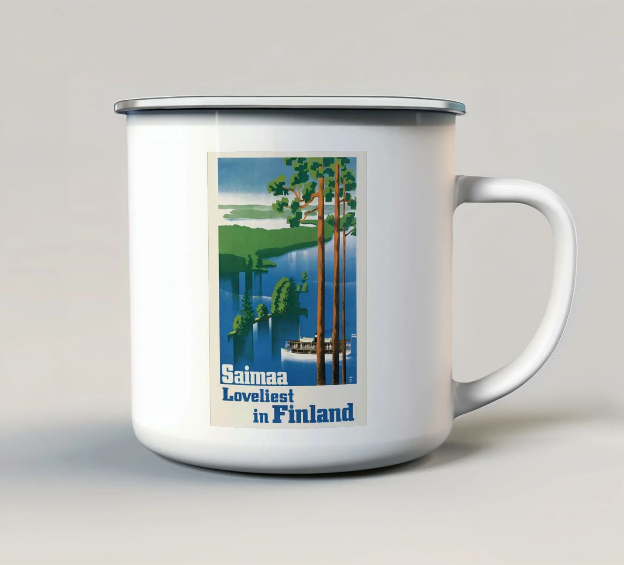 Saimaa... Loveliest! tazza in smalto da Danielle Shop