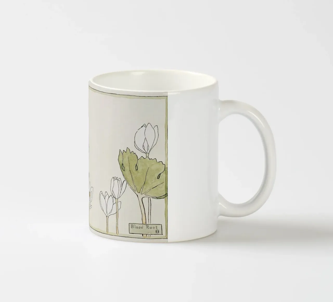 Hannah Overbeck: Radice di sangue - Botanica di arti e mestieri (1915) tazza in ceramica da ClubArt
