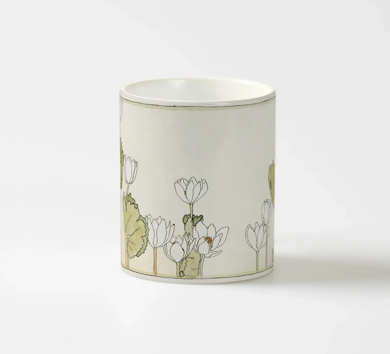 Hannah Overbeck: Radice di sangue - Botanica di arti e mestieri (1915) tazza in ceramica da ClubArt