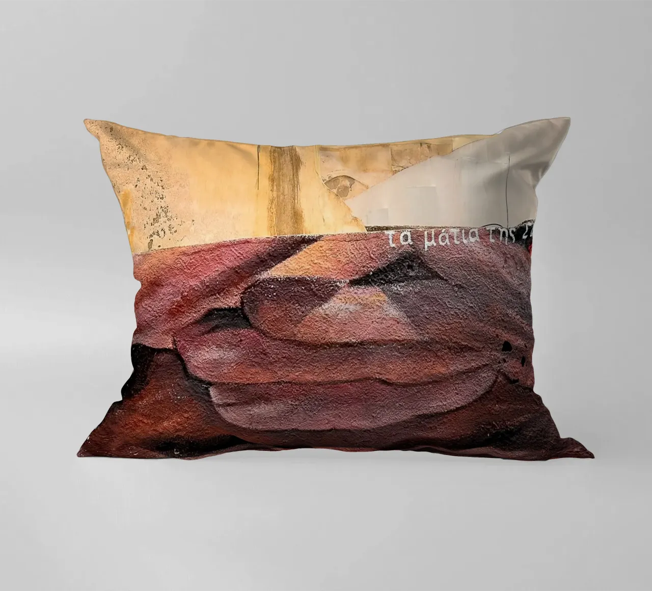 Eyes of Santorini cuscino da Thilo Grøsch