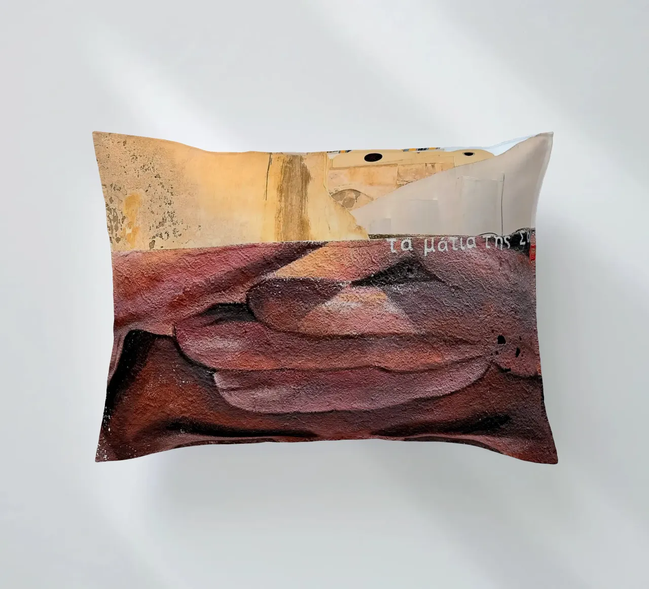 Eyes of Santorini cuscino da Thilo Grøsch