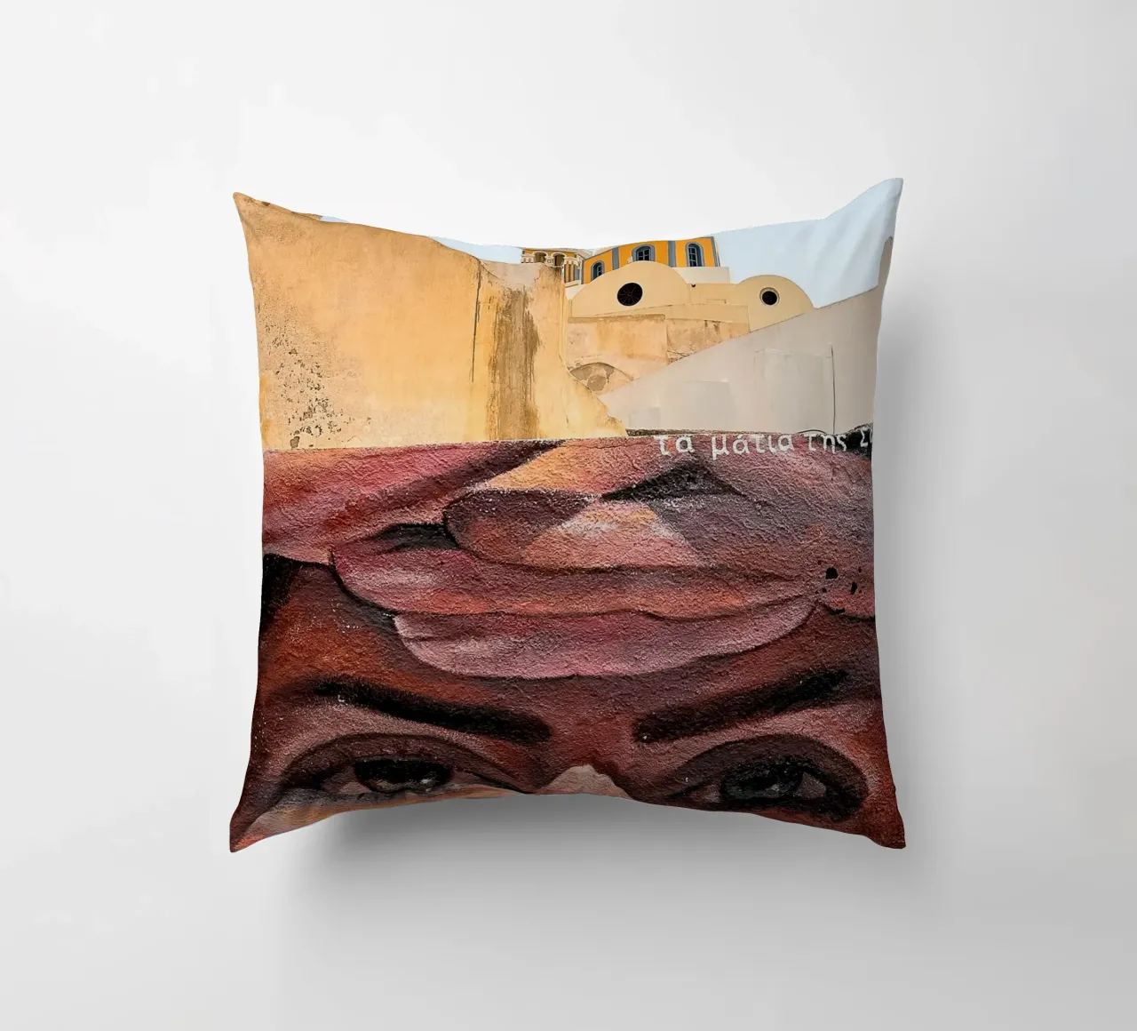 Eyes of Santorini cuscino da Thilo Grøsch