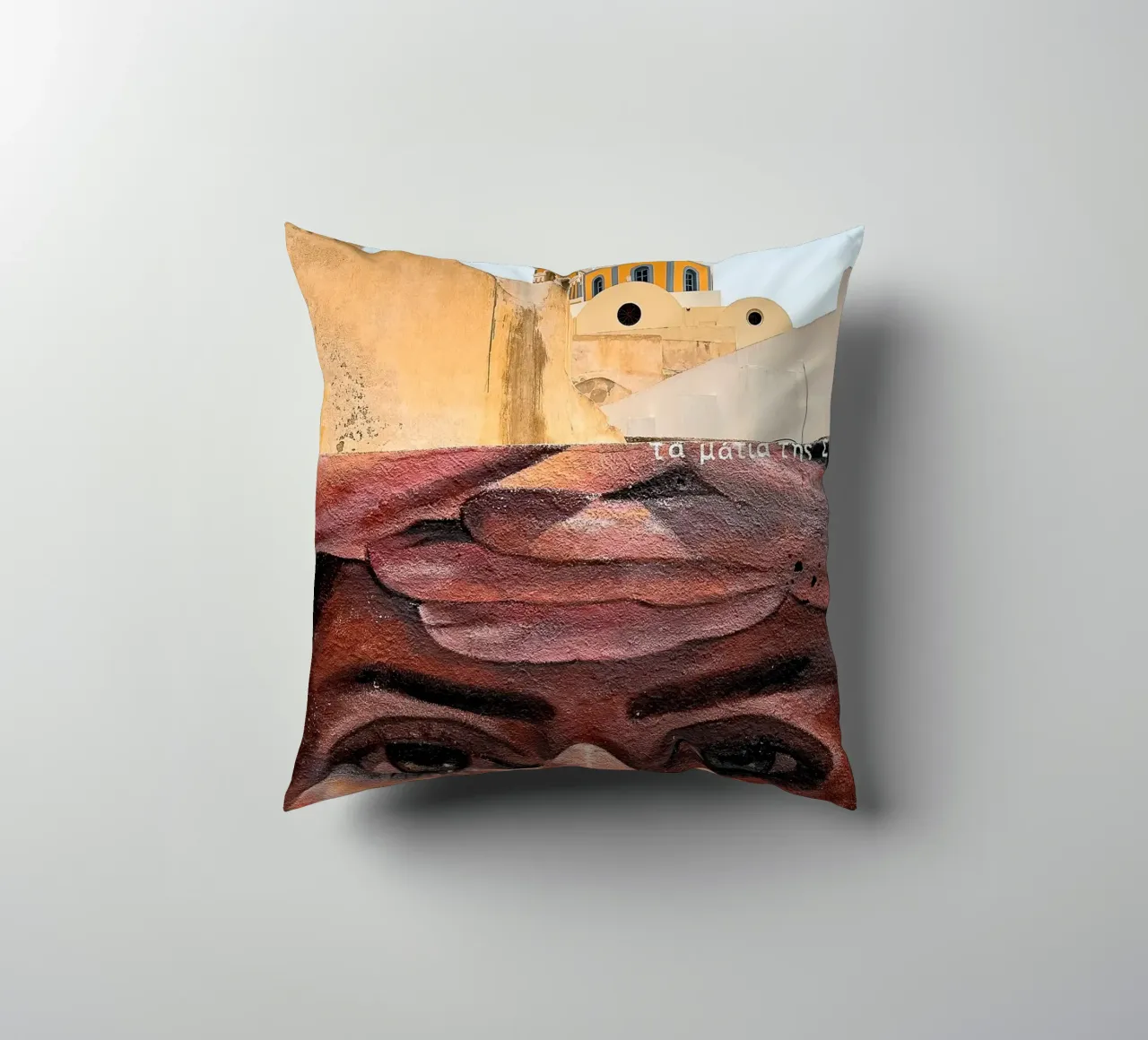 Eyes of Santorini cuscino da Thilo Grøsch