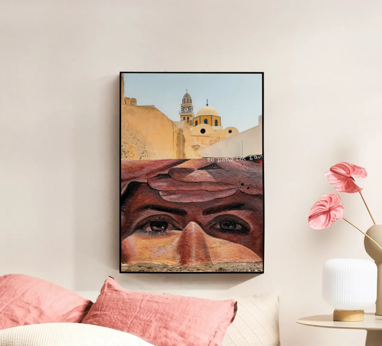 Eyes of Santorini plexiglass da Thilo Grøsch