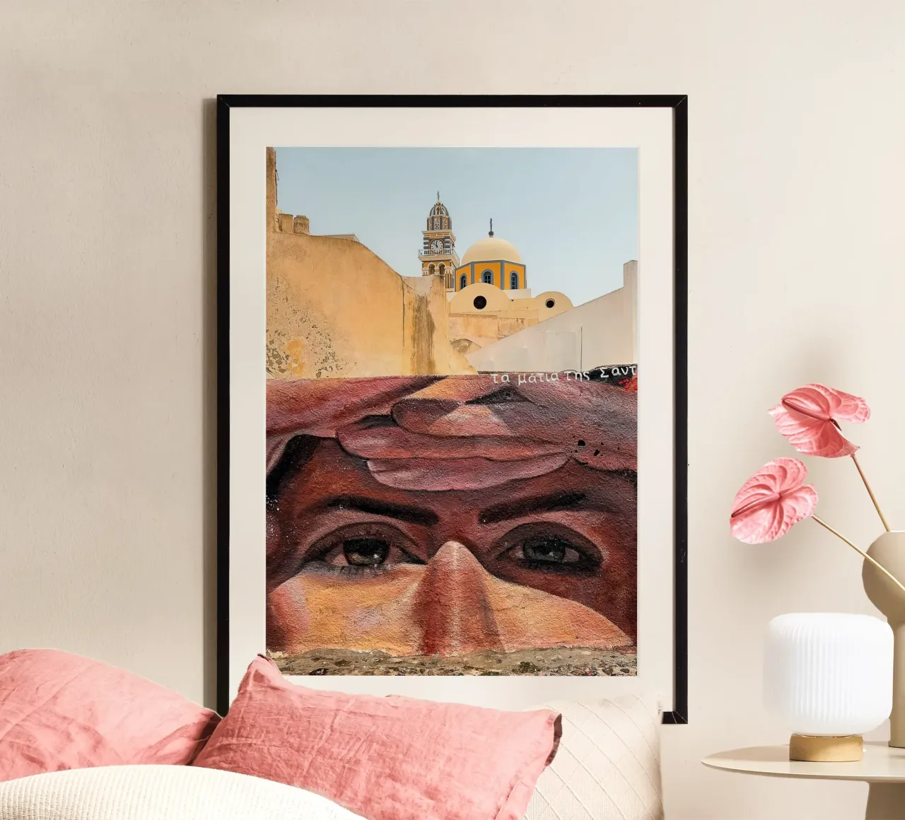 Eyes of Santorini poster da Thilo Grøsch