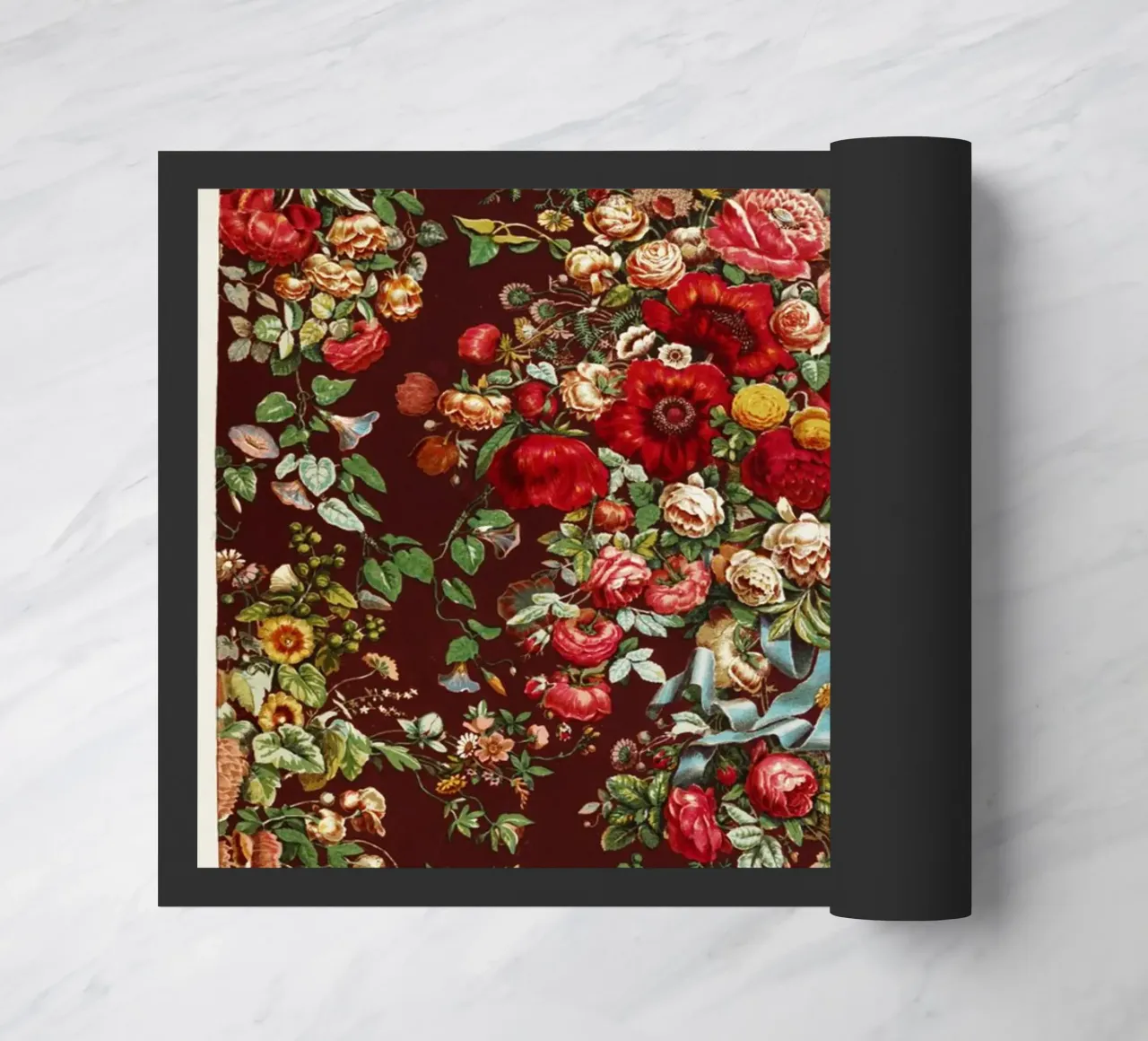 Digby Wyatt: modello di chintz vittoriano - Ar floreale massimalista zerbino da ClubArt