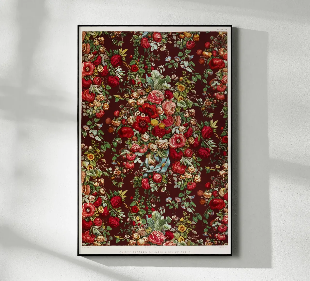 Digby Wyatt: modello di chintz vittoriano - Ar floreale massimalista plexiglass da ClubArt