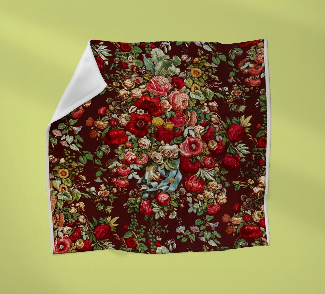 Digby Wyatt: modello di chintz vittoriano - Ar floreale massimalista coperta in pile da ClubArt