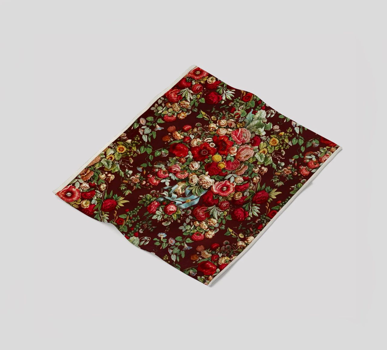 Digby Wyatt: modello di chintz vittoriano - Ar floreale massimalista coperta in pile da ClubArt