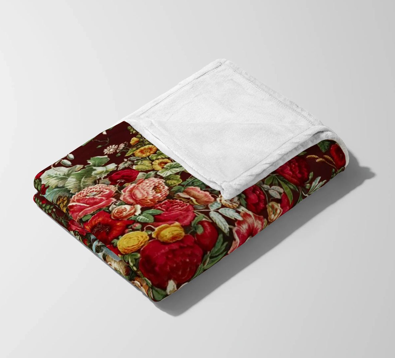 Digby Wyatt: modello di chintz vittoriano - Ar floreale massimalista coperta in pile da ClubArt