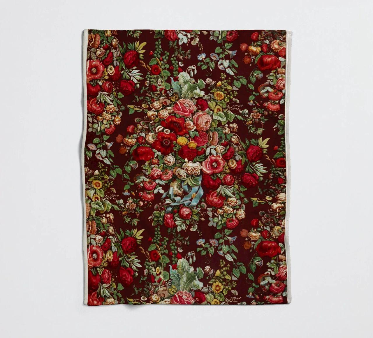Digby Wyatt: modello di chintz vittoriano - Ar floreale massimalista coperta in pile da ClubArt