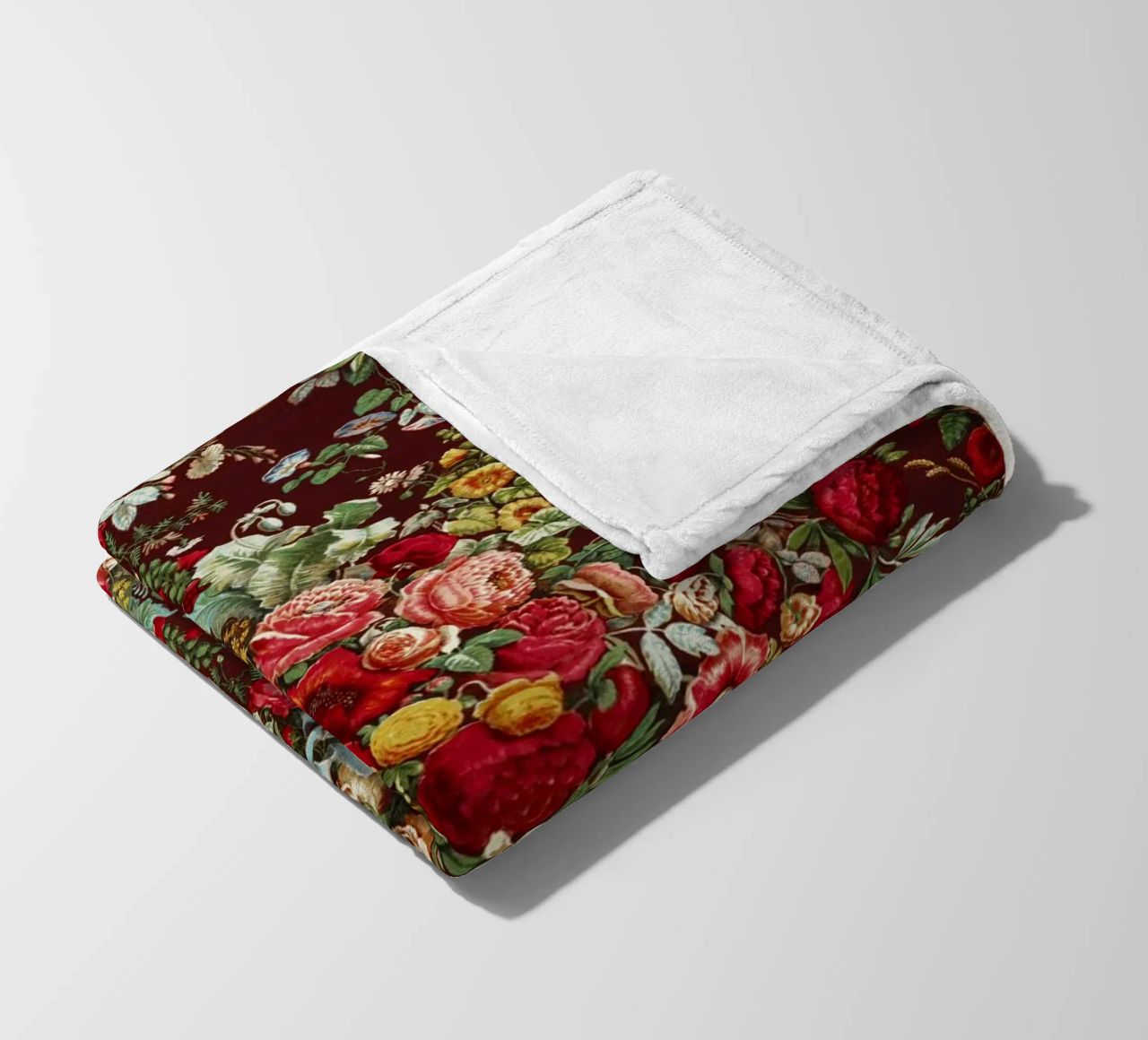 Digby Wyatt: modello di chintz vittoriano - Ar floreale massimalista coperta in pile da ClubArt