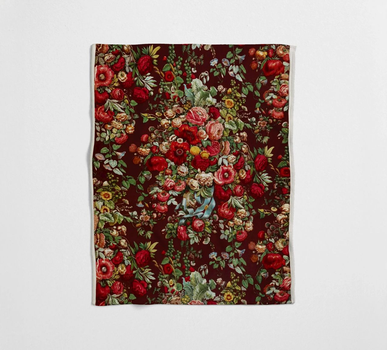 Digby Wyatt: modello di chintz vittoriano - Ar floreale massimalista coperta in pile da ClubArt