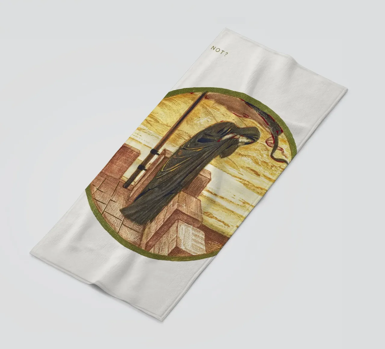 Burne-Jones: Comes He Not? - Arte simbolista del libro di fiori (1905) telo mare da ClubArt