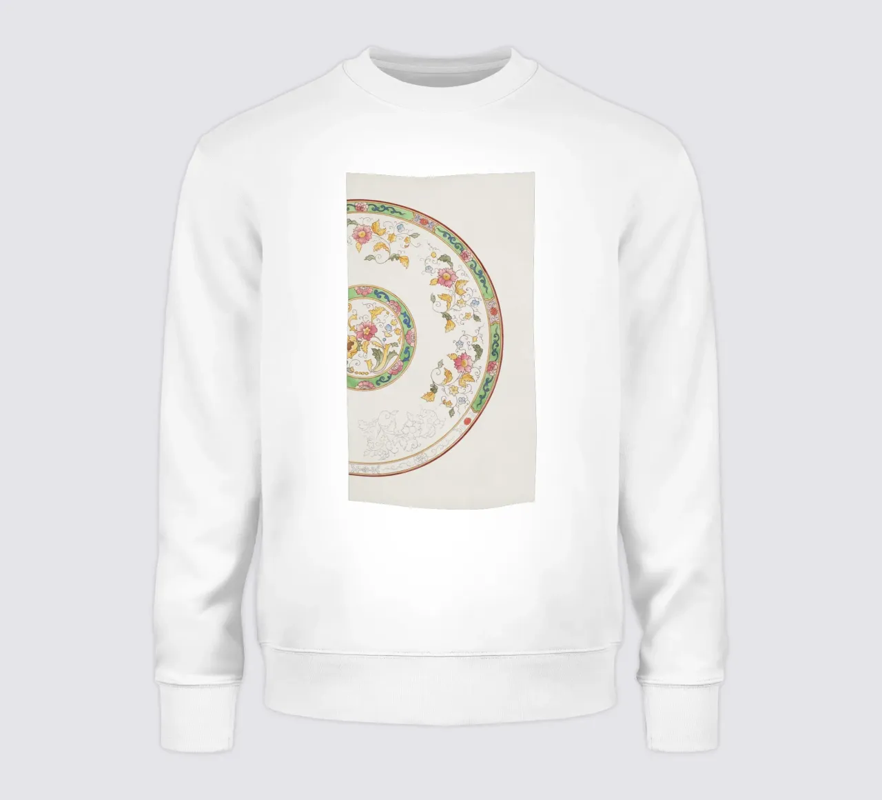 Noritake: Design per un piatto - Vintage Chinoiserie Floral (1 felpa da ClubArt