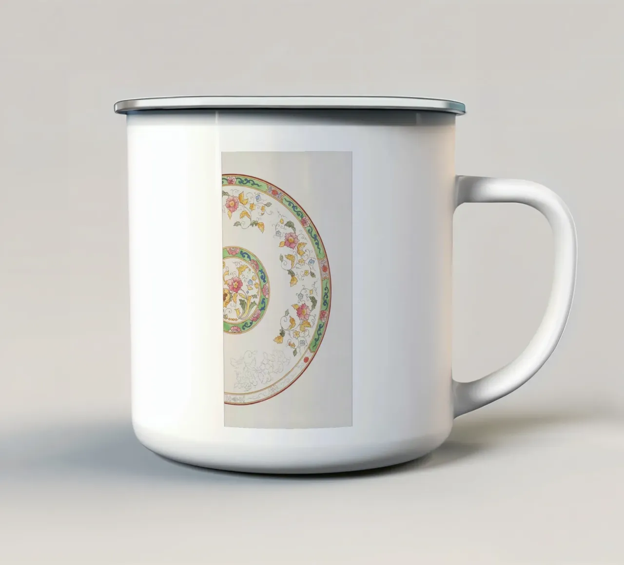 Noritake: Design per un piatto - Vintage Chinoiserie Floral (1 tazza in smalto da ClubArt