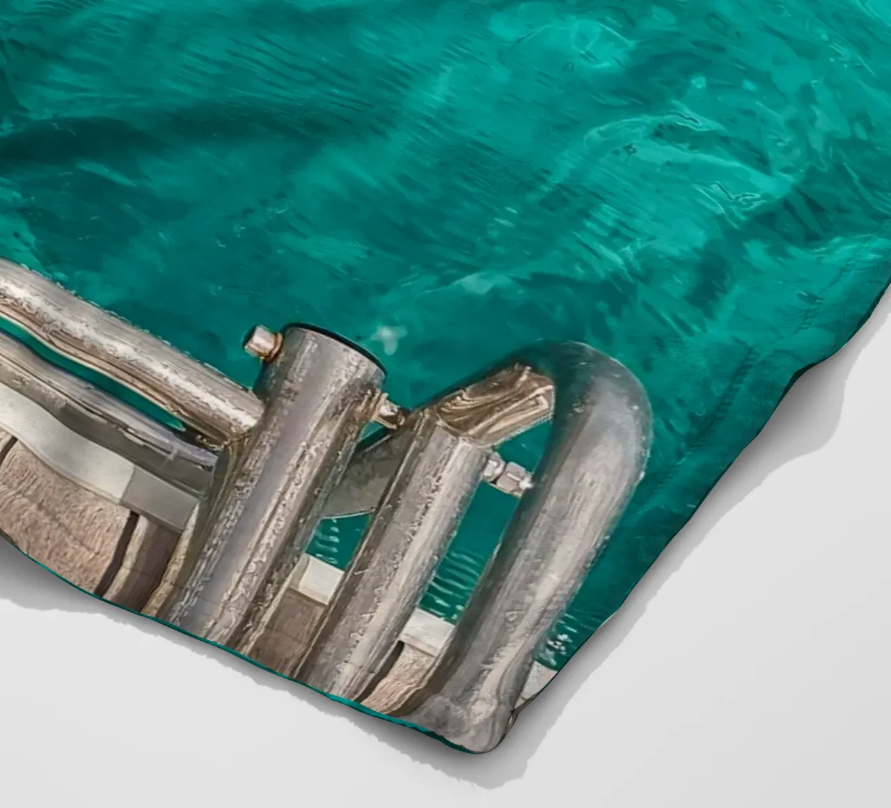 Turquoise Dream fleece blanket by Thilo Grøsch