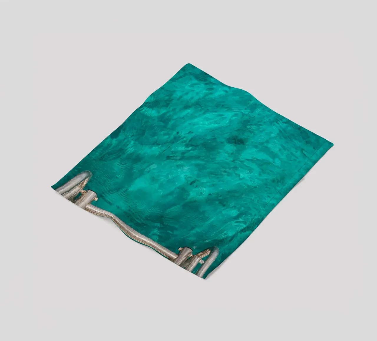 Turquoise Dream fleece blanket by Thilo Grøsch