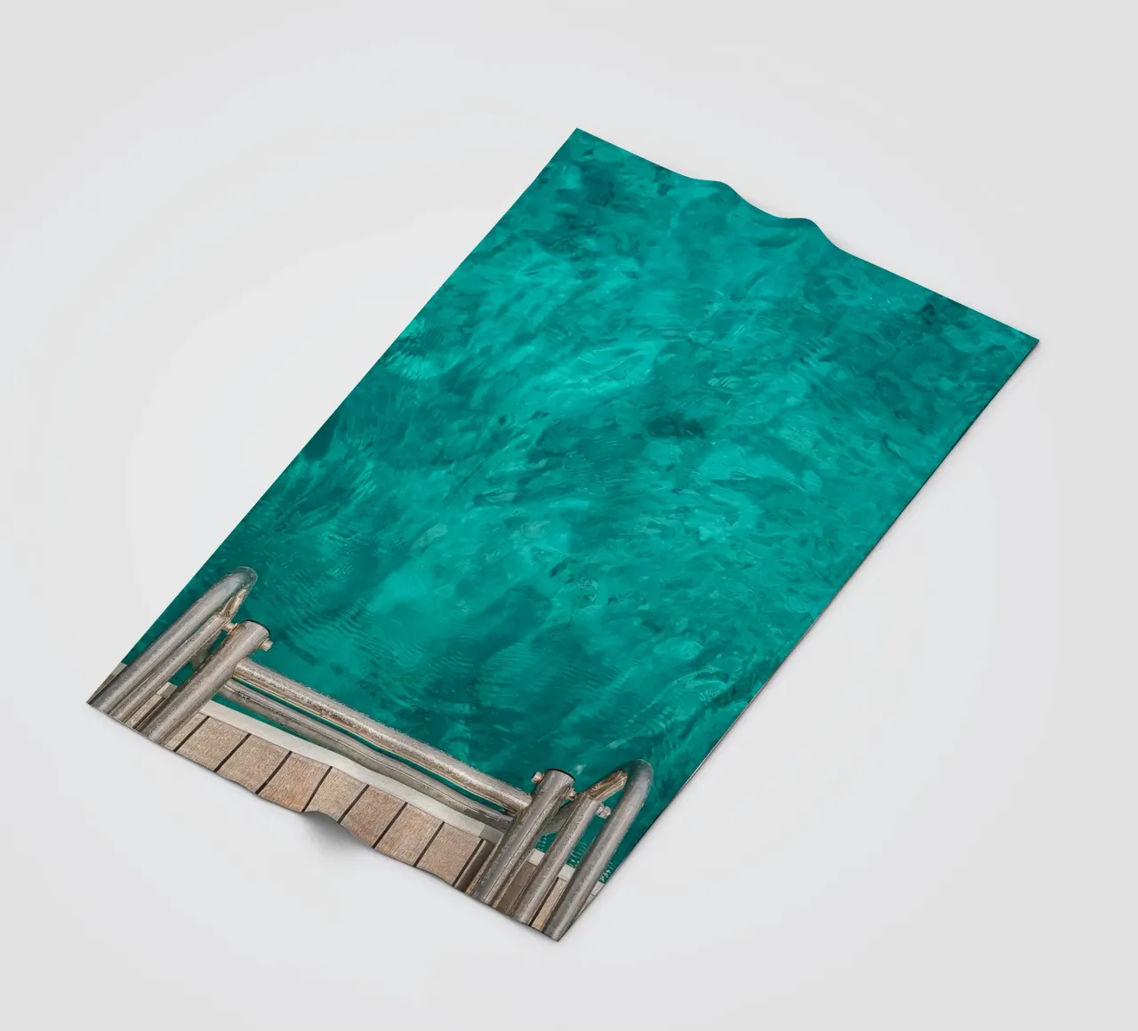 Turquoise Dream fleece blanket by Thilo Grøsch