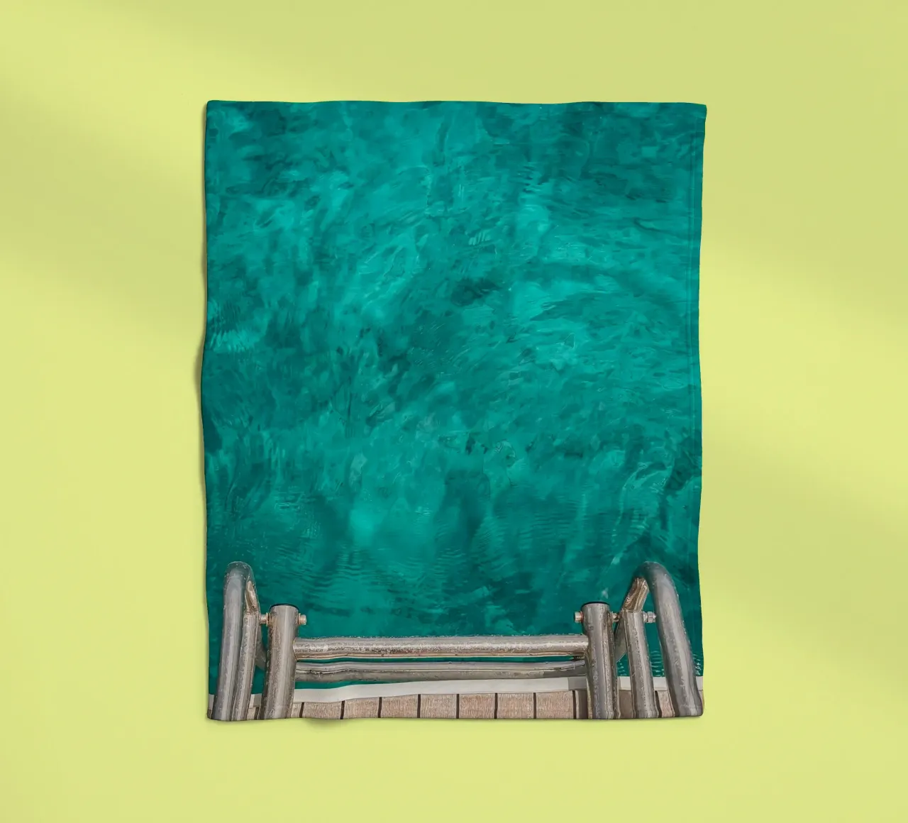 Turquoise Dream fleece blanket by Thilo Grøsch