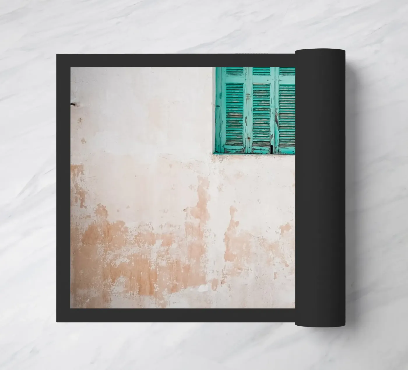 Greek Green Window doormat by Thilo Grøsch