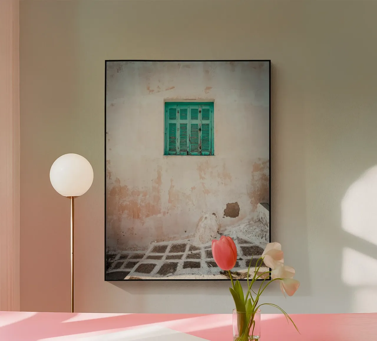 Greek Green Window plexiglass da Thilo Grøsch