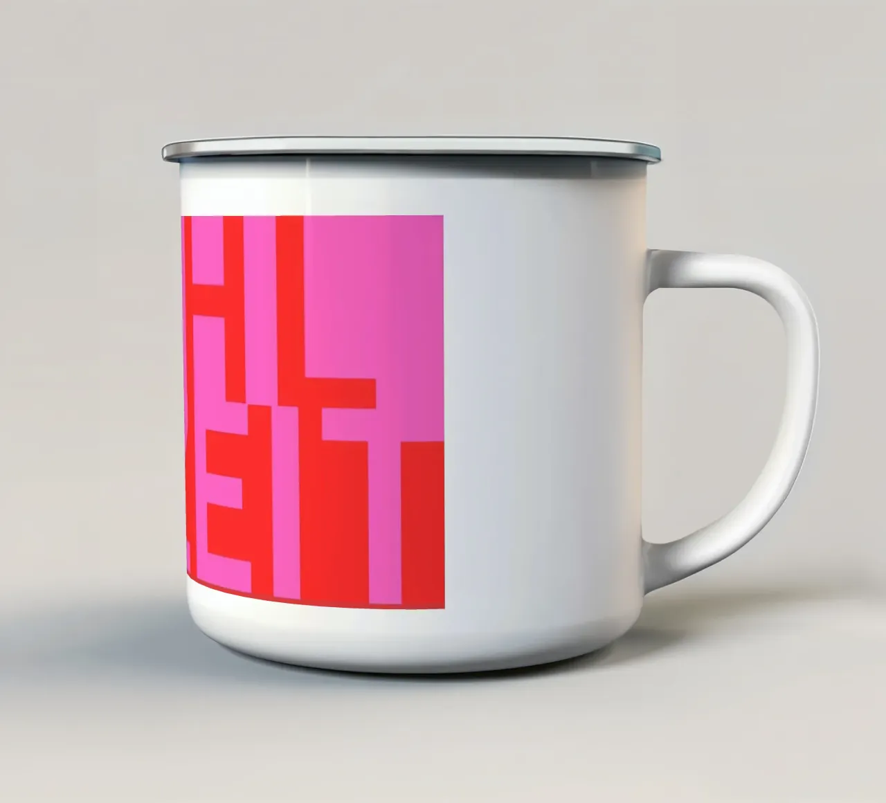Mahlzeit! Pop Art Edition tazza in smalto da Headless Monkeys