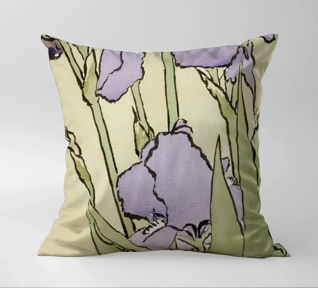Hannah Overbeck: Iris - Arti e mestieri botanici (1915) cuscino da ClubArt