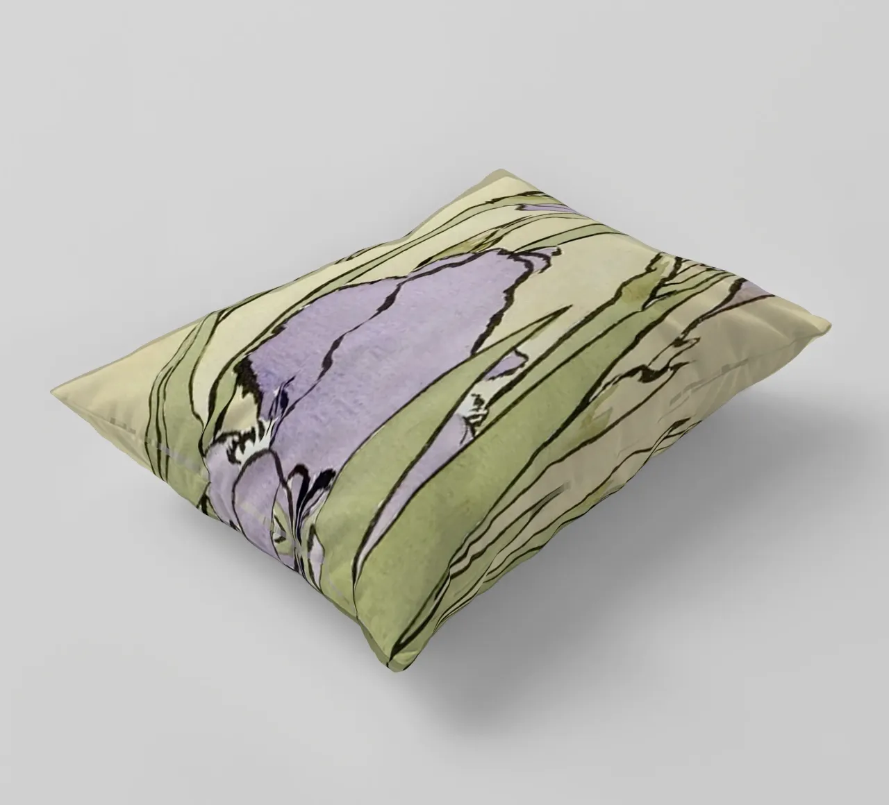 Hannah Overbeck: Iris - Arti e mestieri botanici (1915) cuscino da ClubArt