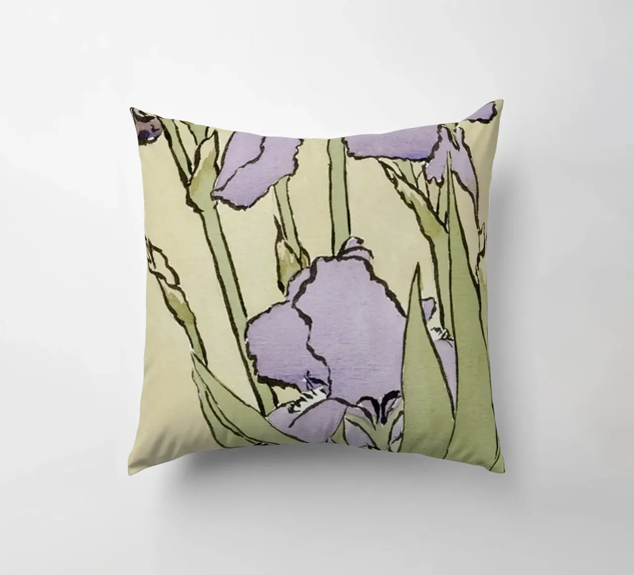 Hannah Overbeck: Iris - Arti e mestieri botanici (1915) cuscino da ClubArt